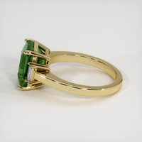 5.05 Ct. Green Sapphire Ring, 14K Yellow Gold 4