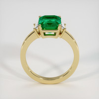 2.23 Ct. Emerald Ring, 18K Yellow Gold 3