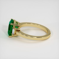 2.23 Ct. Emerald Ring, 18K Yellow Gold 4