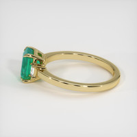 1.62 Ct. Emerald Ring, 18K Yellow Gold 4