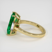 2.66 Ct. Emerald Ring, 18K Yellow Gold 4