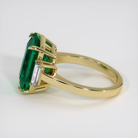 4.87 Ct. Emerald Ring, 18K Yellow Gold 4