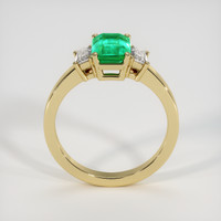 1.36 Ct. Emerald Ring, 18K Yellow Gold 3