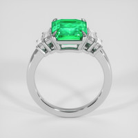 3.05 Ct. Emerald Ring, Platinum 950 3
