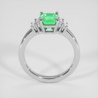 1.23 Ct. Emerald Ring, Platinum 950 3