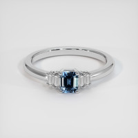 0.49 Ct. Sapphire Ring, Platinum 950 1