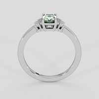 0.78 Ct. Green Sapphire Ring, Platinum 950 3