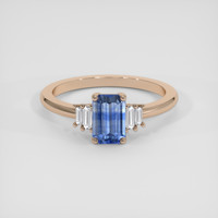2.19 Ct. Bi Color Sapphire Ring, 14K Rose Gold 1