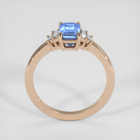 2.19 Ct. Bi Color Sapphire Ring, 14K Rose Gold 3