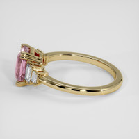3.19 Ct. Pink Sapphire Ring, 14K Yellow Gold 4