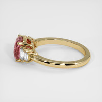 2.02 Ct. Padparadscha Sapphire Ring, 14K Yellow Gold 4