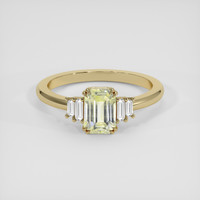 2.08 Ct. Yellow Sapphire Ring, 14K Yellow Gold 1