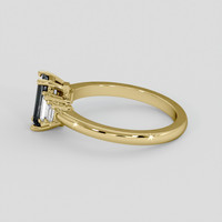 0.89 Ct. Bi Color Sapphire Ring, 14K Yellow Gold 4