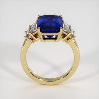 7.10 Ct. Blue Sapphire Ring, 18K Yellow Gold 3