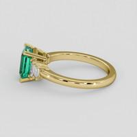 1.63 Ct. Emerald Ring, 18K Yellow Gold 4