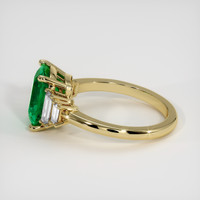 2.36 Ct. Emerald Ring, 18K Yellow Gold 4