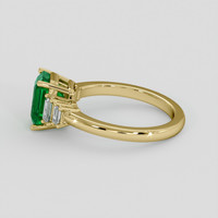 2.08 Ct. Emerald Ring, 18K Yellow Gold 4