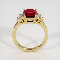 2.08 Ct. Ruby Ring, 18K Yellow Gold 3