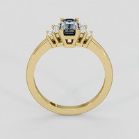 0.89 Ct. Bi Color Sapphire Ring, 18K Yellow Gold 3