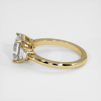 2.51 Ct. White Sapphire Ring, 18K Yellow Gold 4