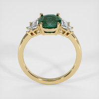 3.55 Ct. Green Sapphire Ring, 18K Yellow Gold 3