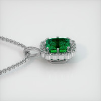 2.77 Ct. Emerald Pendant, Platinum 950 3