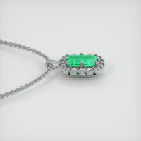 1.54 Ct. Emerald Pendant, Platinum 950 3