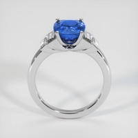 2.85 Ct. Blue Sapphire Ring, Platinum 950 3