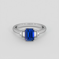 2.01 Ct. Color Change Sapphire Ring, 10K White Gold 1
