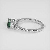 0.86 Ct. Alexandrite Ring, 18K White Gold 4