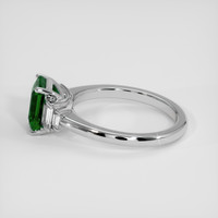 2.05 Ct. Green Tsavorite Garnet Ring, 18K White Gold 4