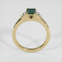 1.05 Ct. Bluish Green Sapphire Ring, 10K Yellow Gold 3