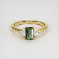0.94 Ct. Sapphire Ring, 14K Yellow Gold 1