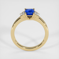 1.10 Ct. Blue Sapphire Ring, 14K Yellow Gold 3