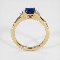1.13 Ct. Blue Sapphire Ring, 18K Yellow Gold 3
