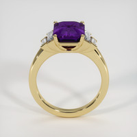 3.06 Ct. Color Change Sapphire Ring, 18K Yellow Gold 3