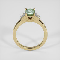 1.42 Ct. Green Sapphire Ring, 18K Yellow Gold 3