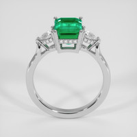 2.19 Ct. Emerald Ring, Platinum 950 3