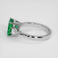2.19 Ct. Emerald Ring, Platinum 950 4