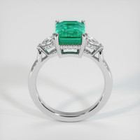 2.72 Ct. Emerald Ring, Platinum 950 3