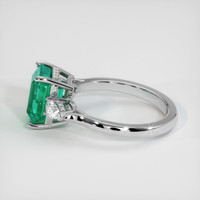 2.72 Ct. Emerald Ring, Platinum 950 4