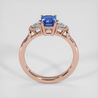 1.16 Ct. Blue Sapphire Ring, 14K Rose Gold 3