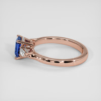 1.16 Ct. Blue Sapphire Ring, 14K Rose Gold 4