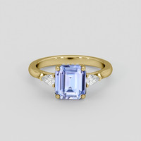 2.51 Ct. Violet Sapphire Ring, 10K Yellow Gold 1