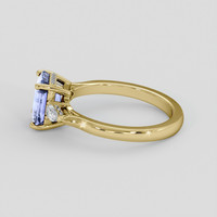 2.51 Ct. Violet Sapphire Ring, 10K Yellow Gold 4