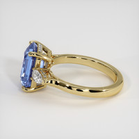4.33 Ct. Bi Color Sapphire Ring, 14K Yellow Gold 4