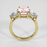 3.92 Ct. Padparadscha Sapphire Ring, 14K Yellow Gold 3