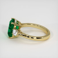 3.32 Ct. Emerald Ring, 18K Yellow Gold 4