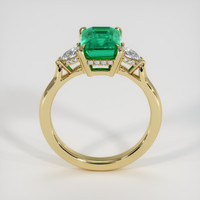 2.30 Ct. Emerald Ring, 18K Yellow Gold 3