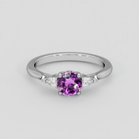 1.57 Ct. Purple Sapphire Ring, Platinum 950 1